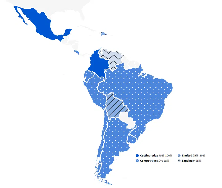 Nearshore Outsourcing Map